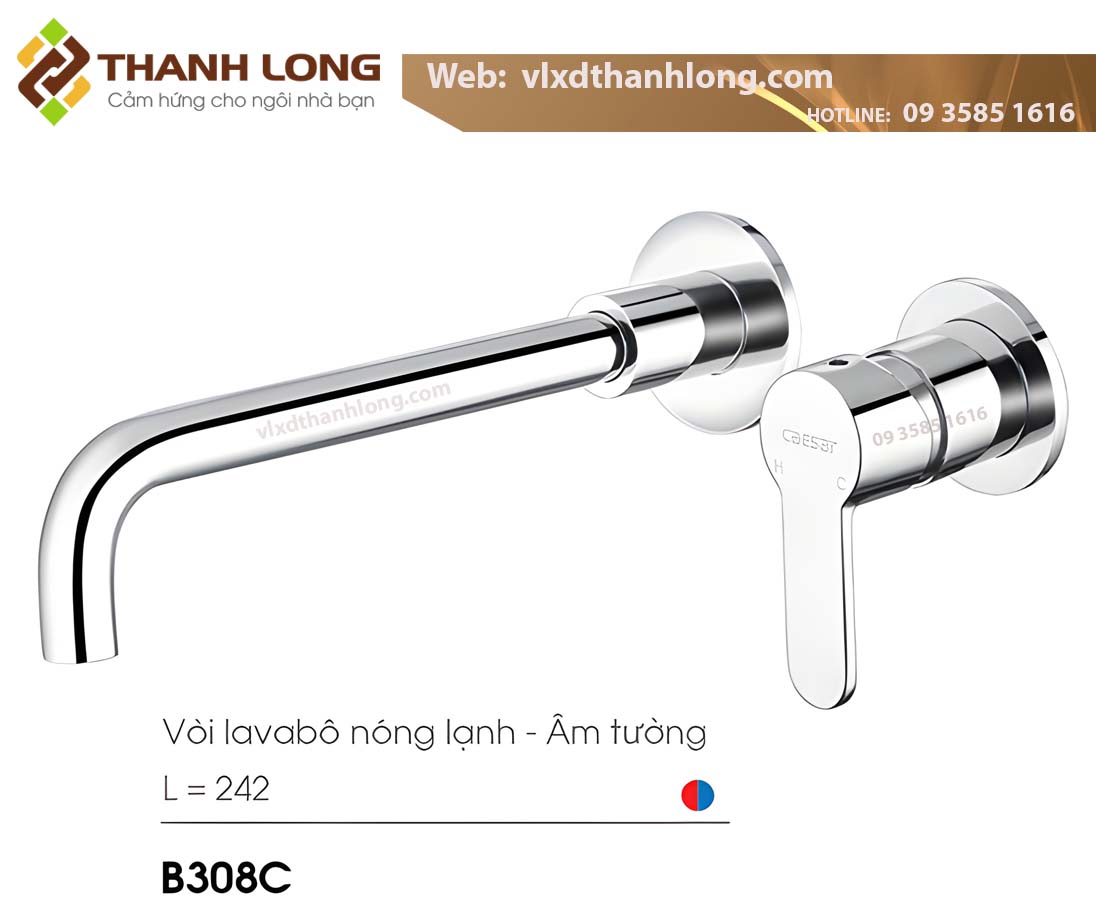 Vòi Lavabo nóng lạnh CAESAR