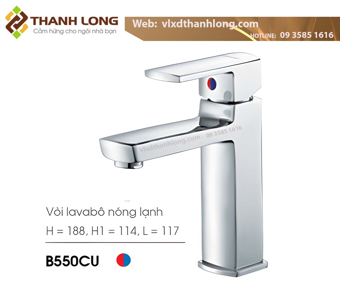 Vòi Lavabo nóng lạnh CAESAR