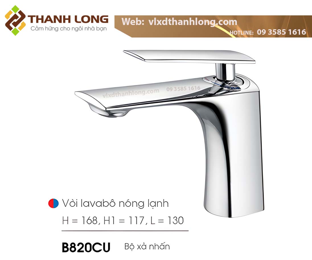 Vòi Lavabo nóng lạnh CAESAR