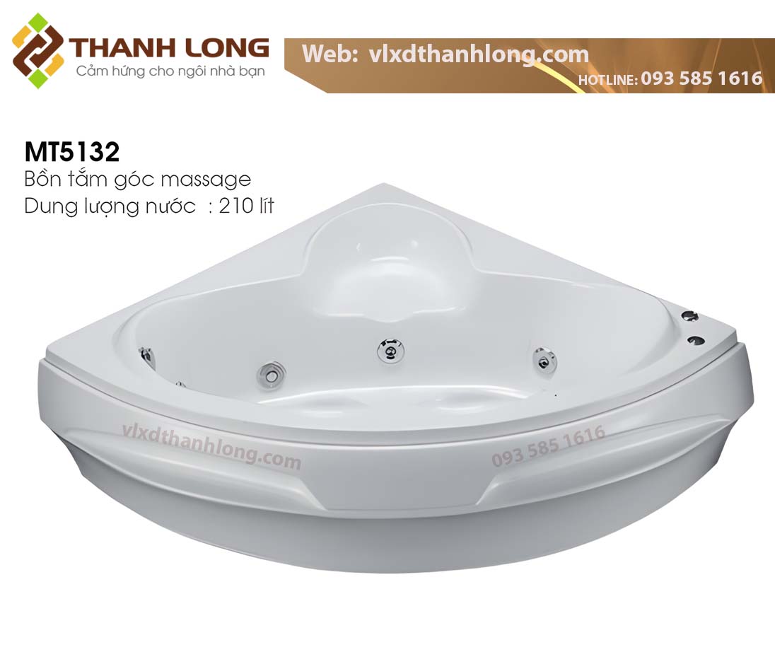 Bồn tắm massage góc CAESAR