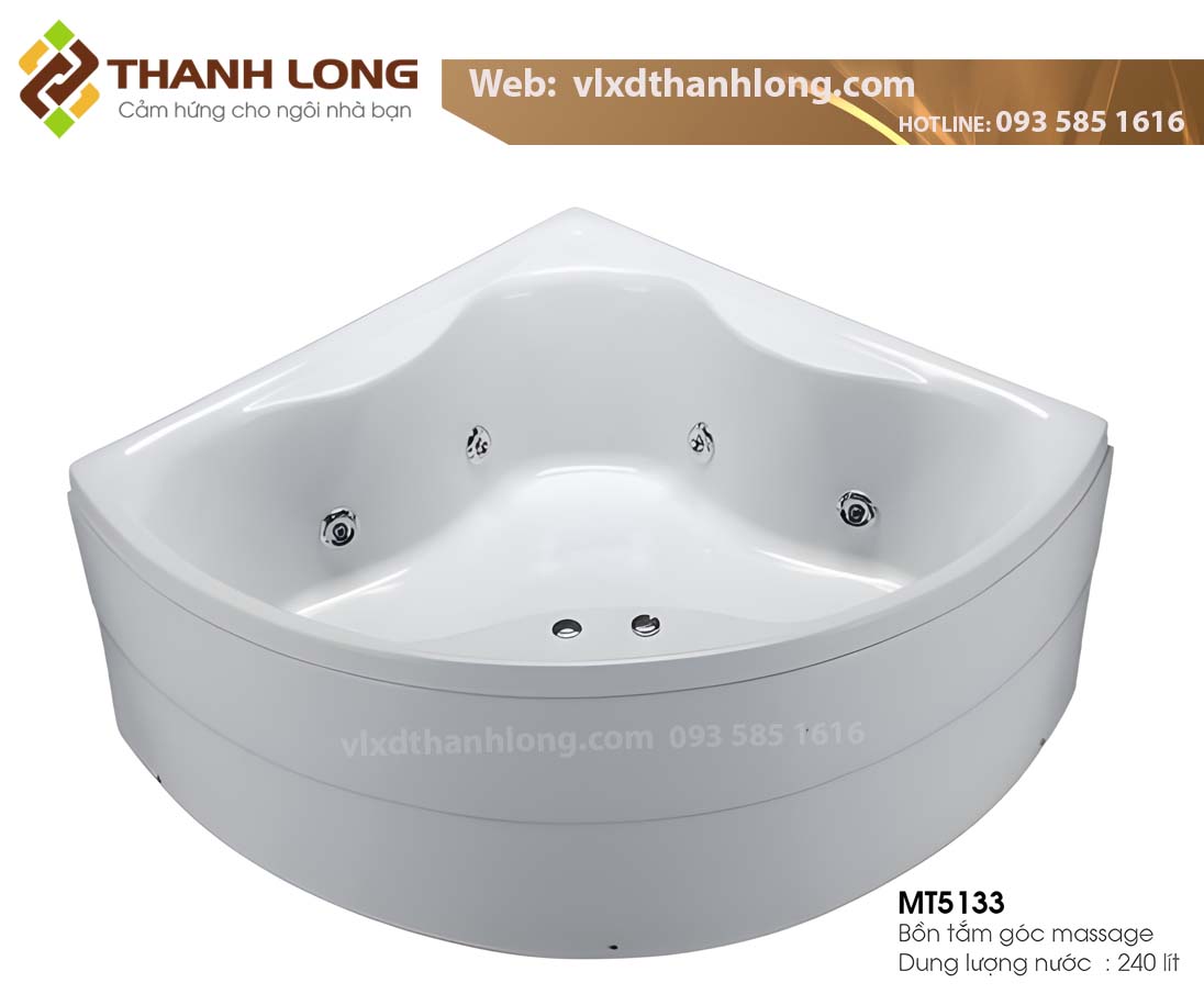 Bồn tắm massage góc CAESAR