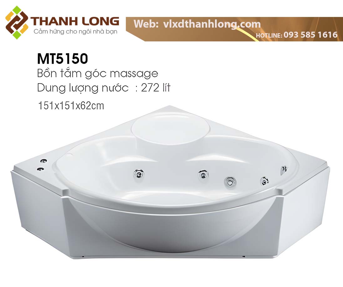 Bồn tắm massage góc CAESAR