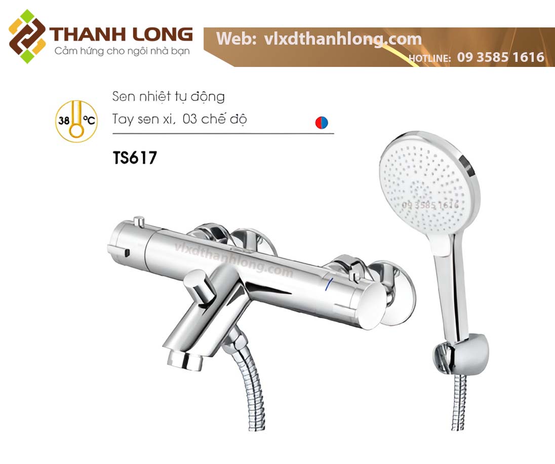 Sen nhiệt tự động nóng lạnh CAESAR